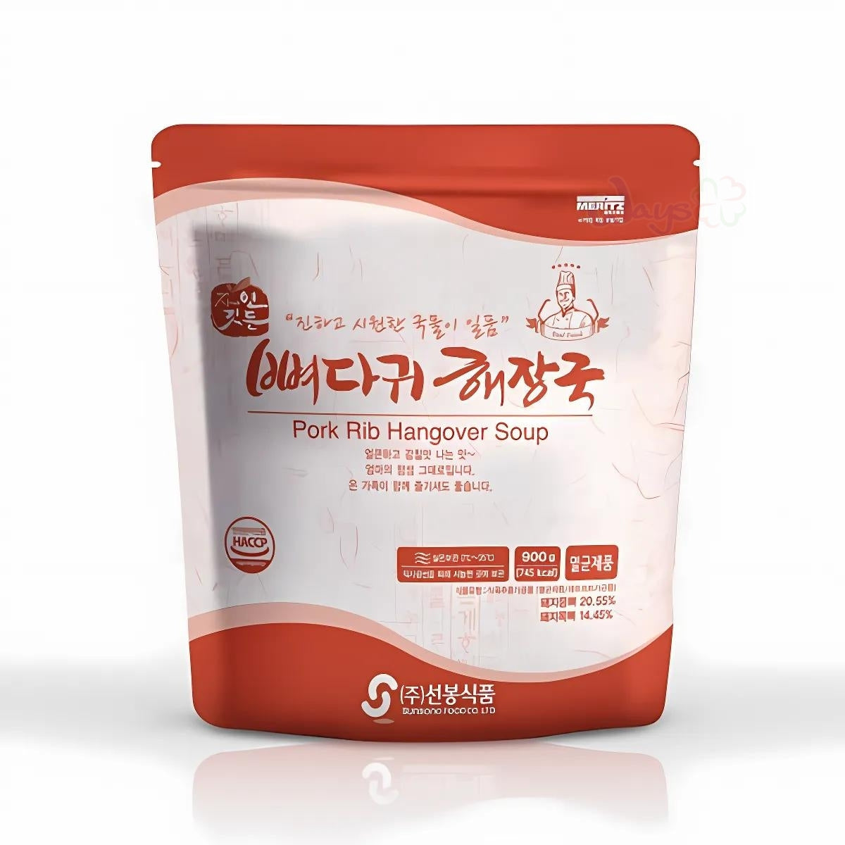 (原箱15包) 韓國辛辣豚骨醒酒湯 900g